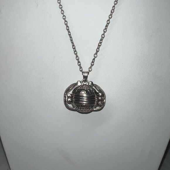 Silver Tone Memory Keeper Angel Locket Necklace - Picture 2 of 13